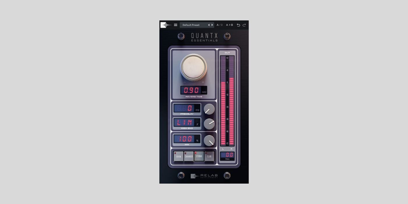 Bogren Digital offers Relab QuantX Essentials 80s-inspired reverb for FREE