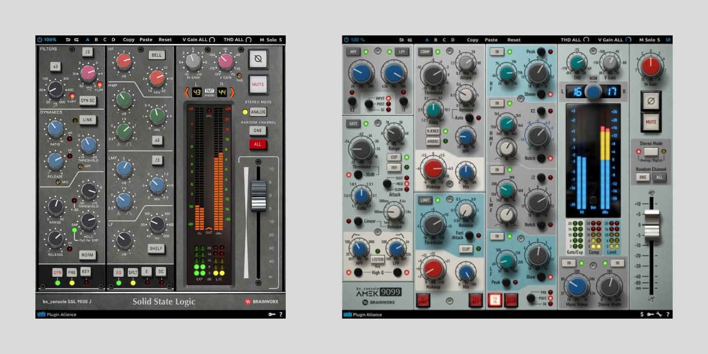 Brainworx SSL 9000 J and AMEK 9099 console plugins are $29 each for a limited time